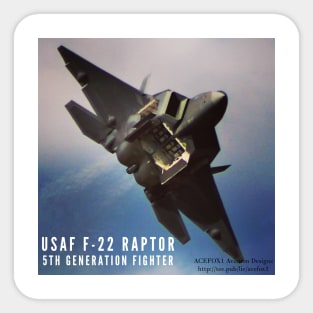 F-22 Raptor Doors Open Sticker